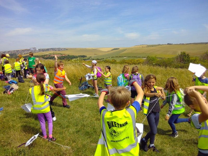 Kite flying and rockpooling for Brighton schoolchildren